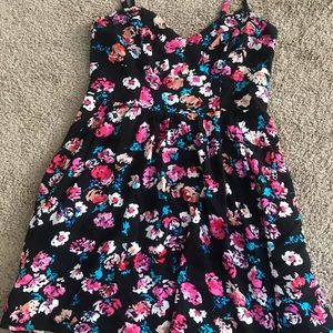 Express spring dress with pockets